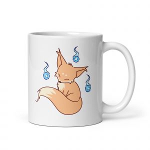 White Cute Fox Mug